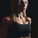 Lesbian Fitness Freak with Sporty Body in Montreal